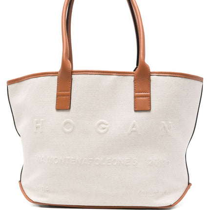 Hogan Pre Small Script embossed-logo tote bag