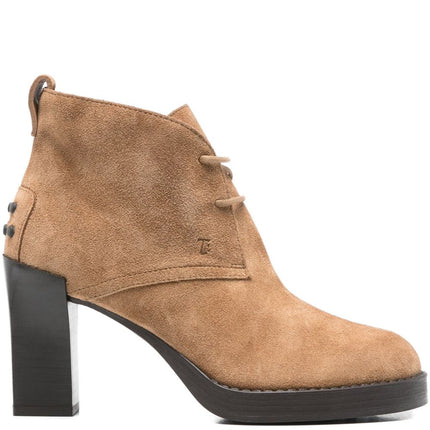 Tod's Suede lace-up ankle boots