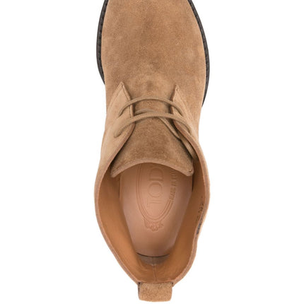 Tod's Suede lace-up ankle boots
