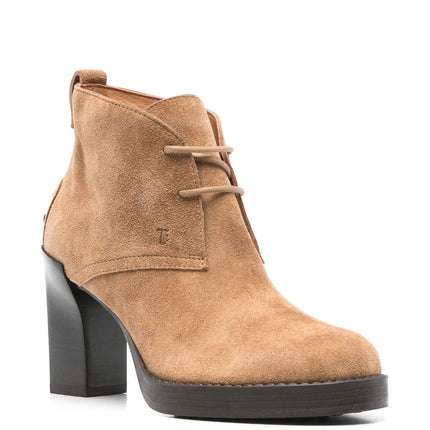 Tod's Suede lace-up ankle boots