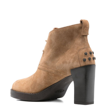 Tod's Suede lace-up ankle boots