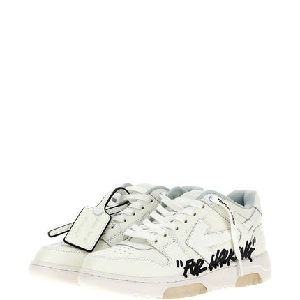 Off White Out Of Office "For Walking" leather sneakers