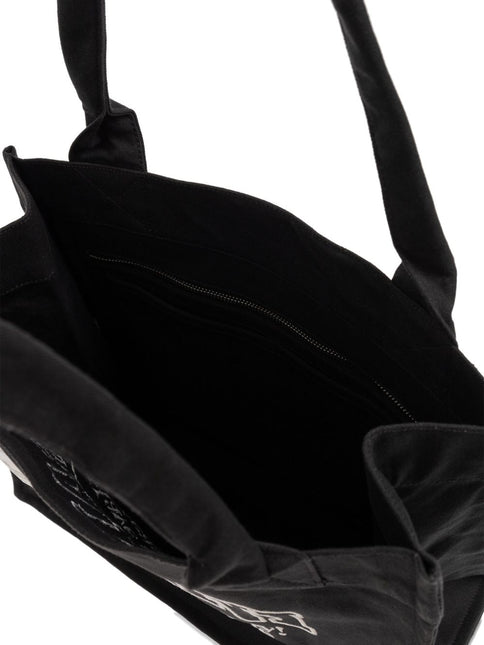 Ganni Recycled cotton large tote bag