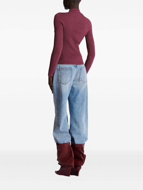 Balmain Sweaters Purple