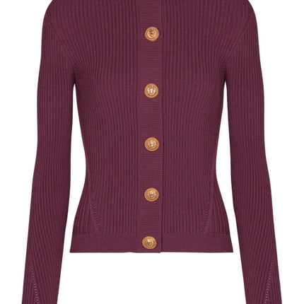 Balmain Sweaters Purple