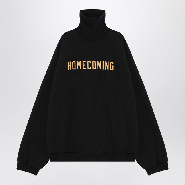 Fear of God Essentials High-necked black Homecoming sweatshirt