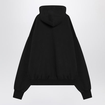 Fear of God Essentials Black hoodie with University logo