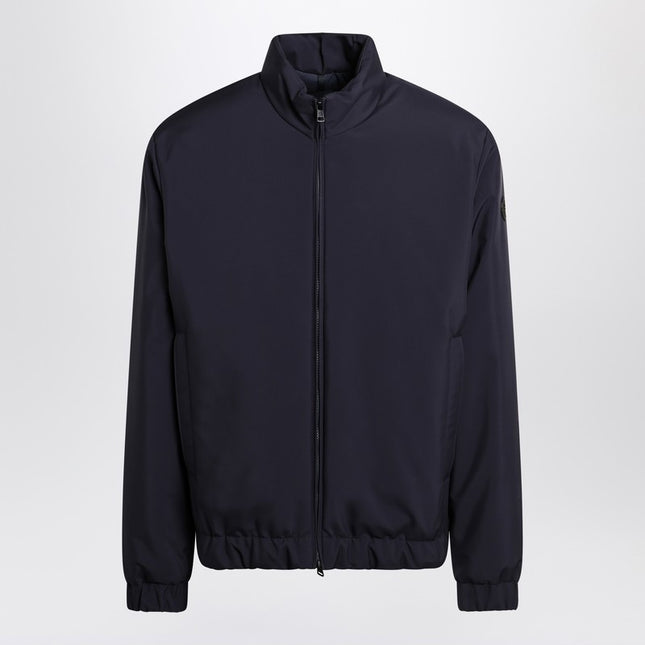 Moncler Short down jacket Luserna blue