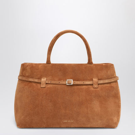 Manu Atelier Le Cambon 35 Camel bag in suede