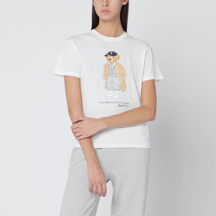 Polo Ralph Lauren White Polo Bear T-shirt