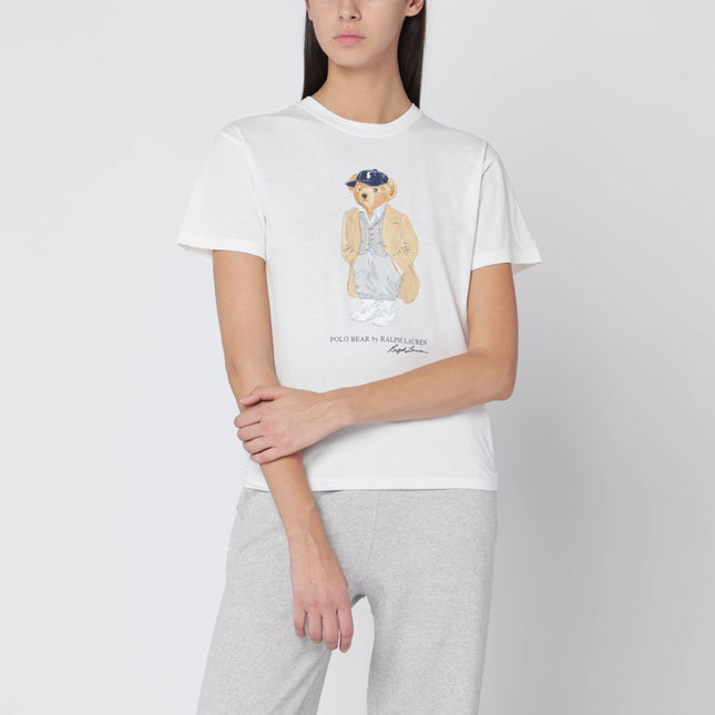 Polo Ralph Lauren White Polo Bear T-shirt