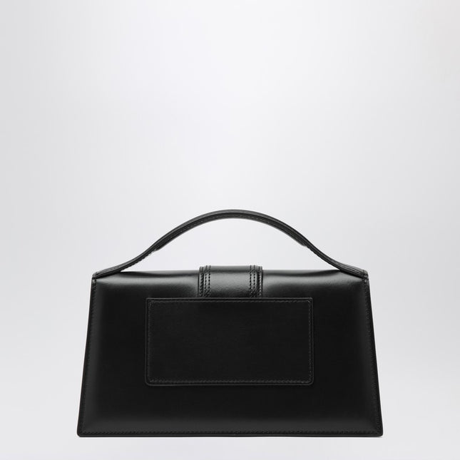 JACQUEMUS Le Grand Bambino bag in black leather
