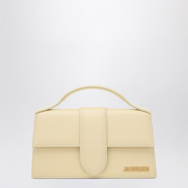 JACQUEMUS Le Grand Bambino bag in ivory leather