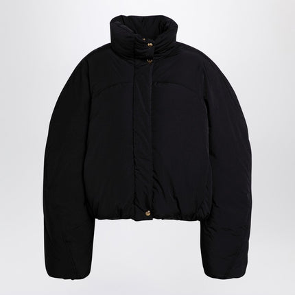 JACQUEMUS Black La doudoune courte Caraco bomber jacket