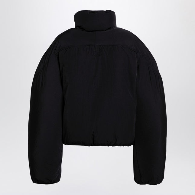 JACQUEMUS Black La doudoune courte Caraco bomber jacket