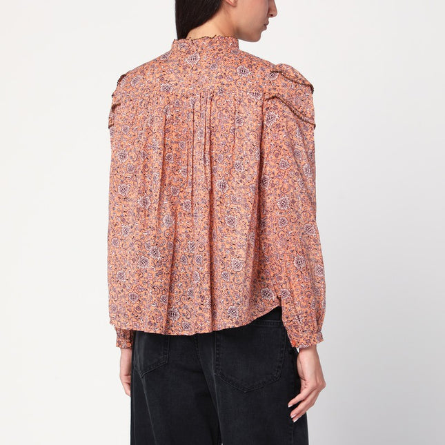 ISABEL MARANT Étoile Christa blouse with tapestry print