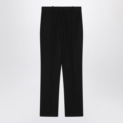 JACQUEMUS Black trousers in cotton blend