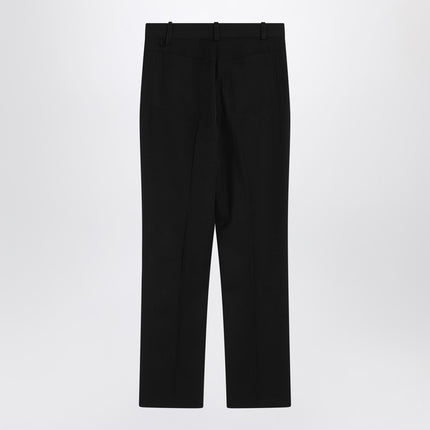 JACQUEMUS Black trousers in cotton blend
