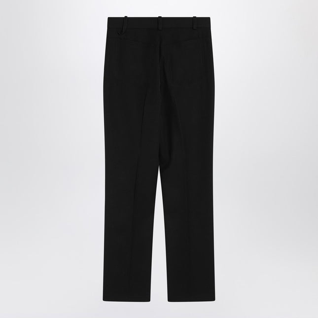 JACQUEMUS Black trousers in cotton blend