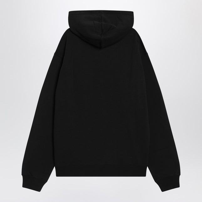 JACQUEMUS Black cotton hoodie