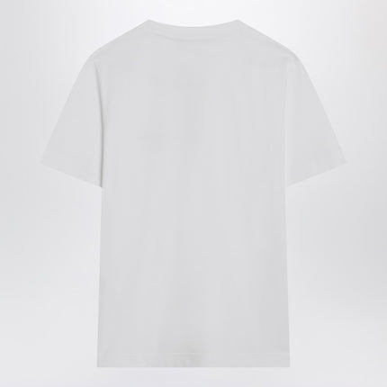 JACQUEMUS White T-shirt with logo patch