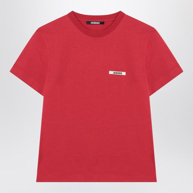 JACQUEMUS Red Gros Grain T-shirt