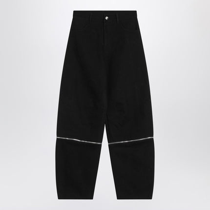 Moncler X Willow Smith Black trousers with zip detail