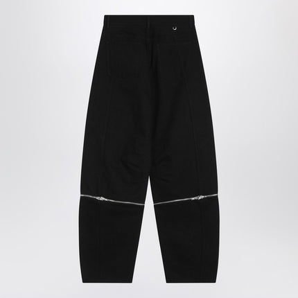 Moncler X Willow Smith Black trousers with zip detail