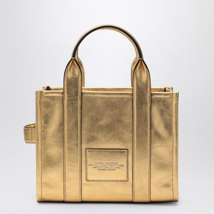 Marc Jacobs Gold leather The Small Tote Bag