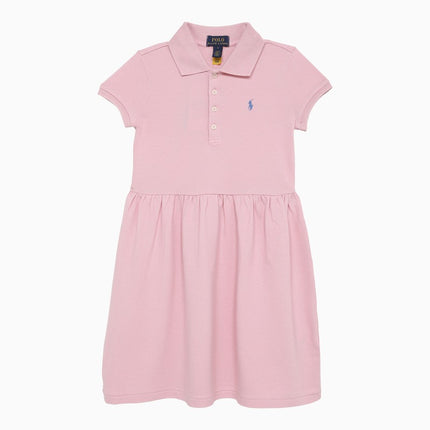 Polo Ralph Lauren Pink cotton dress with logo