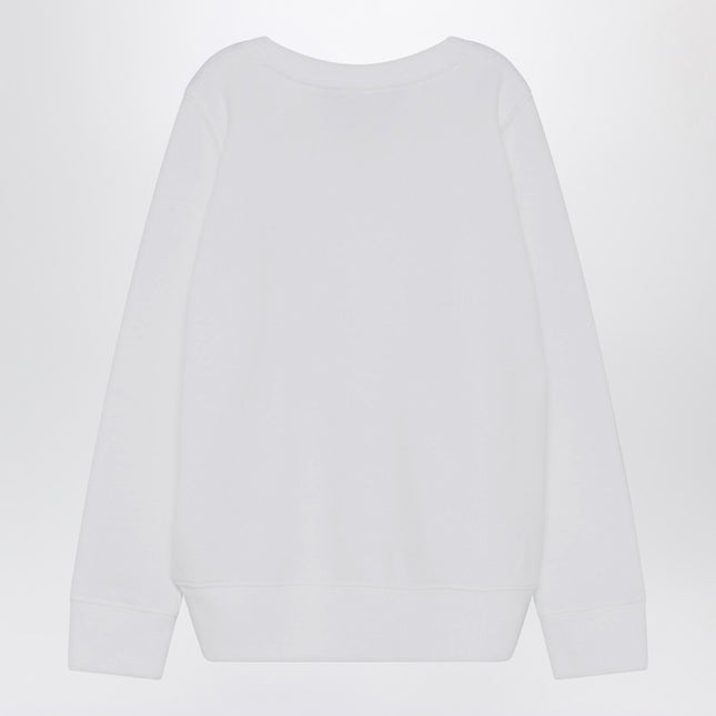 Polo Ralph Lauren White jersey sweatshirt with Polo Bear