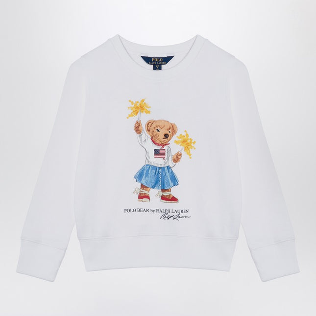 Polo Ralph Lauren White cotton blend sweatshirt with print