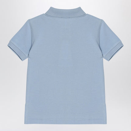 Polo Ralph Lauren Light blue cotton polo shirt with logo embroidery