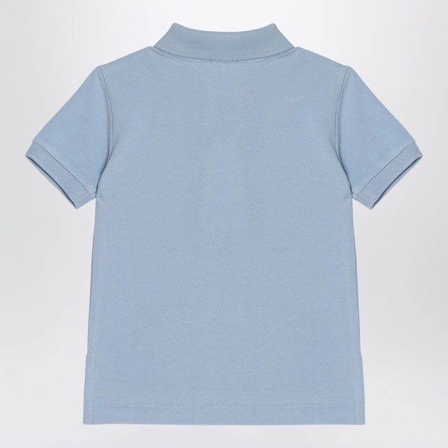 Polo Ralph Lauren Light blue cotton polo shirt with logo embroidery