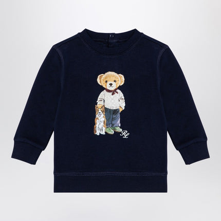 Polo Ralph Lauren Navy blue cotton sweatshirt with print