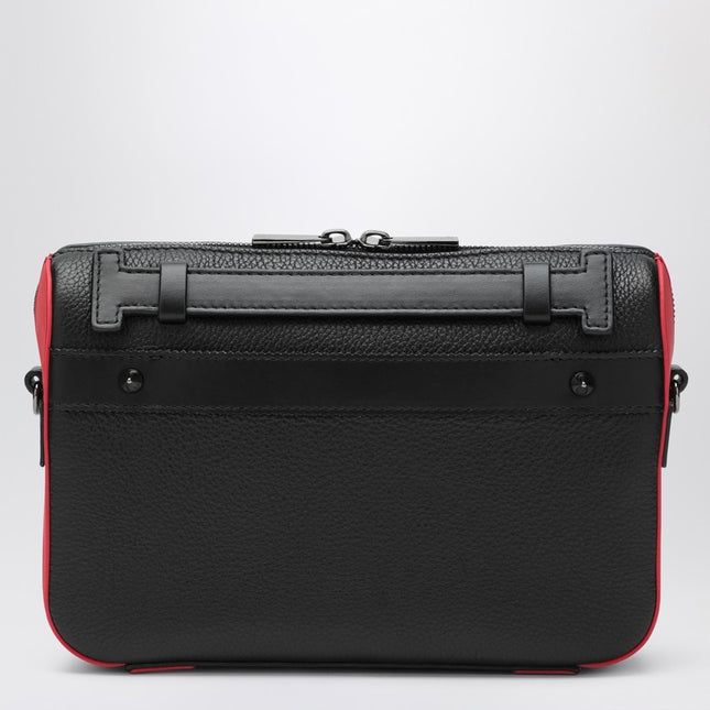 Christian Louboutin Ruisbuddy black grained leather shoulder bag