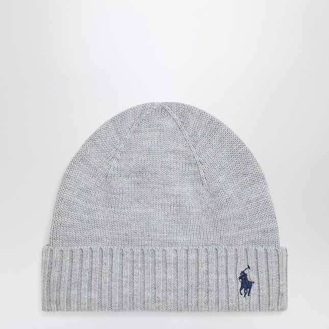 Polo Ralph Lauren Grey wool hat with logo