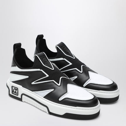Christian Louboutin Astroflash black leather and textile sneakers