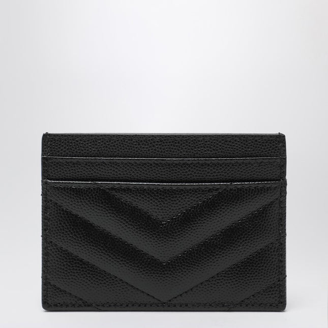 Saint Laurent Black Monogram credit card holder