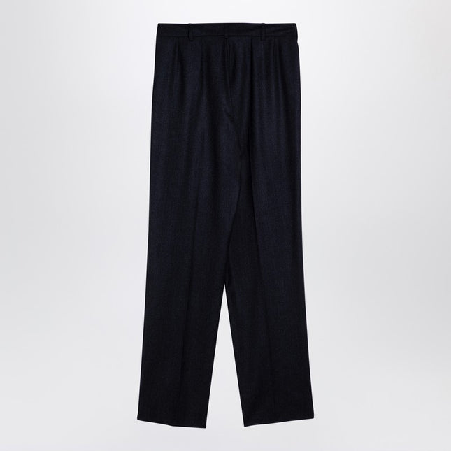Stella McCartney Navy wool pleated trousers