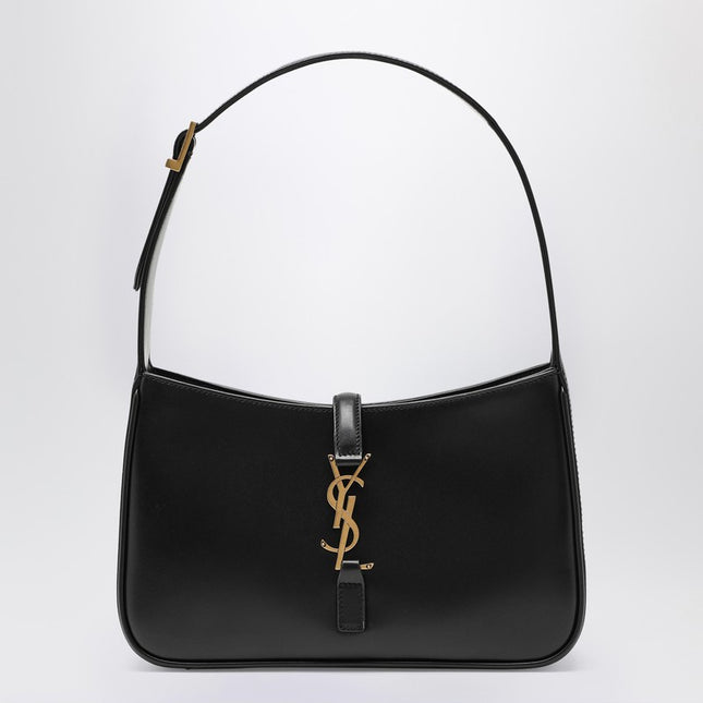 Saint Laurent Black 5 À 7 bag in smooth leather