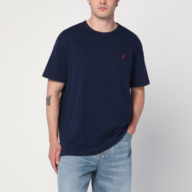 Polo Ralph Lauren Navy blue cotton Classic-Fit T-shirt