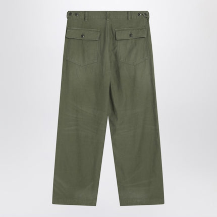 Polo Ralph Lauren Military green cotton trousers