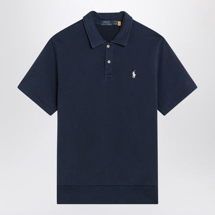 Polo Ralph Lauren Navy blue polo shirt in cotton
