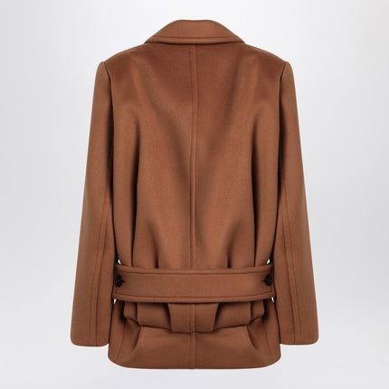Saint Laurent Camel wool short coat