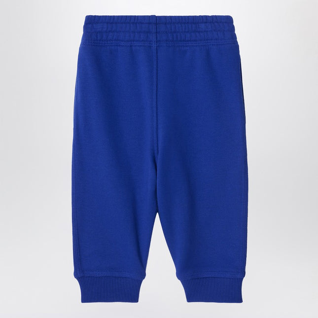 Burberry Electric blue jogging trousers with EKD logo