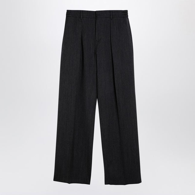 Burberry Grey wool trousers with darts
