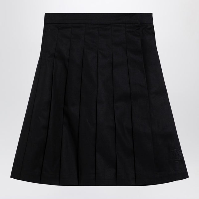 Burberry Black cotton-blend skirt
