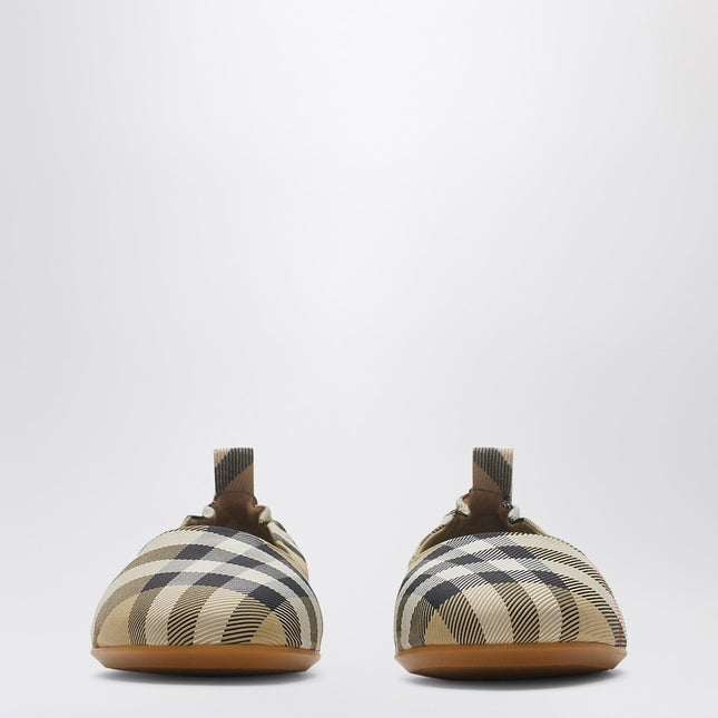 Burberry Ballerina beige Check pattern