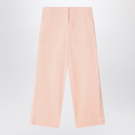 Burberry Light pink pants in cotton blend